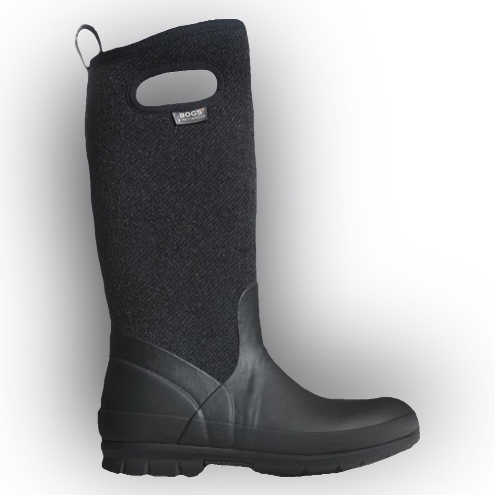 NWT Bogs Crandall Wool Boots Black